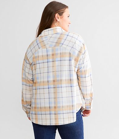 BKE Plaid Shirt BACK
