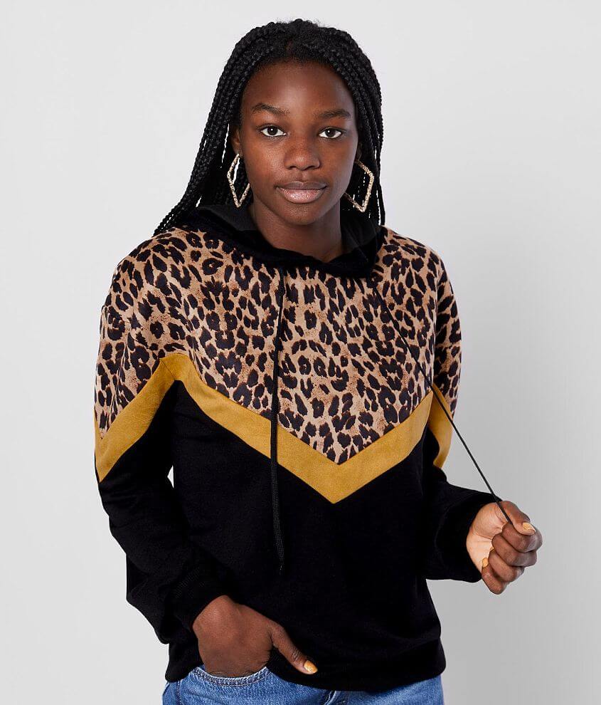 Cheetah hoodie women's sale