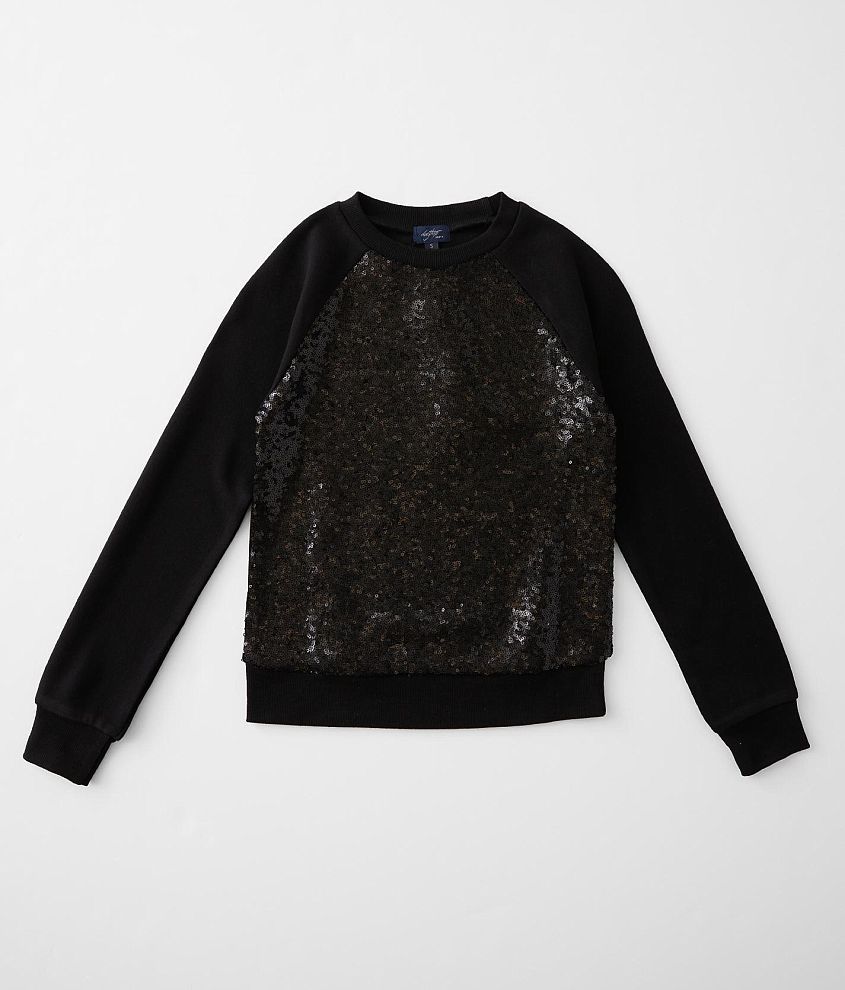 Girls hot sale sequin sweatshirt