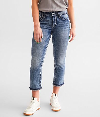 Miss Me Curvy Stretch Capri Jean front view