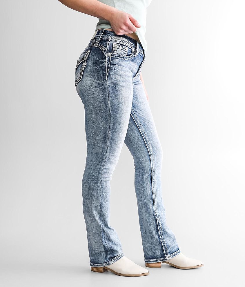 Miss Me Mid-Rise Boot Stretch Jean - Women's Jeans in M383