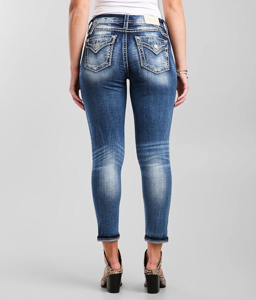 Curvy Ankle Skinny Stretch Cuffed Jean