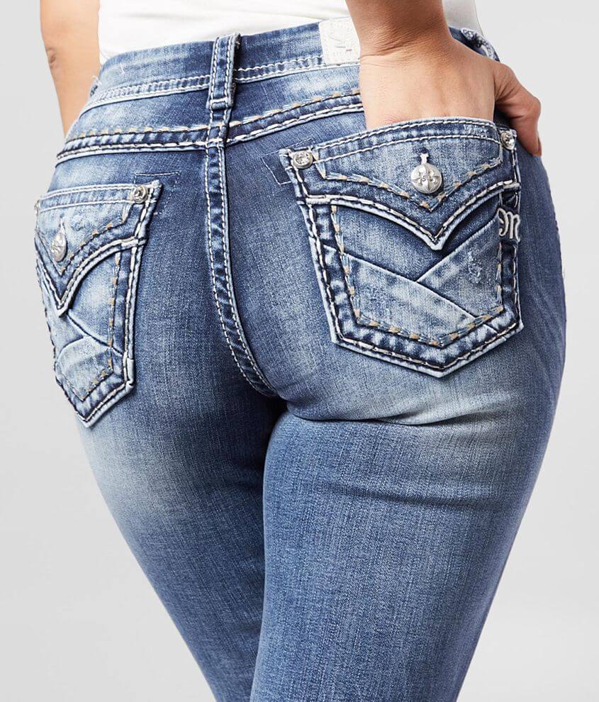 Miss Me Curvy Ankle Skinny Stretch Jean front view