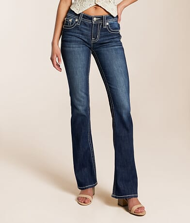 Miss Me Mid-Rise Boot Stretch Jean front view