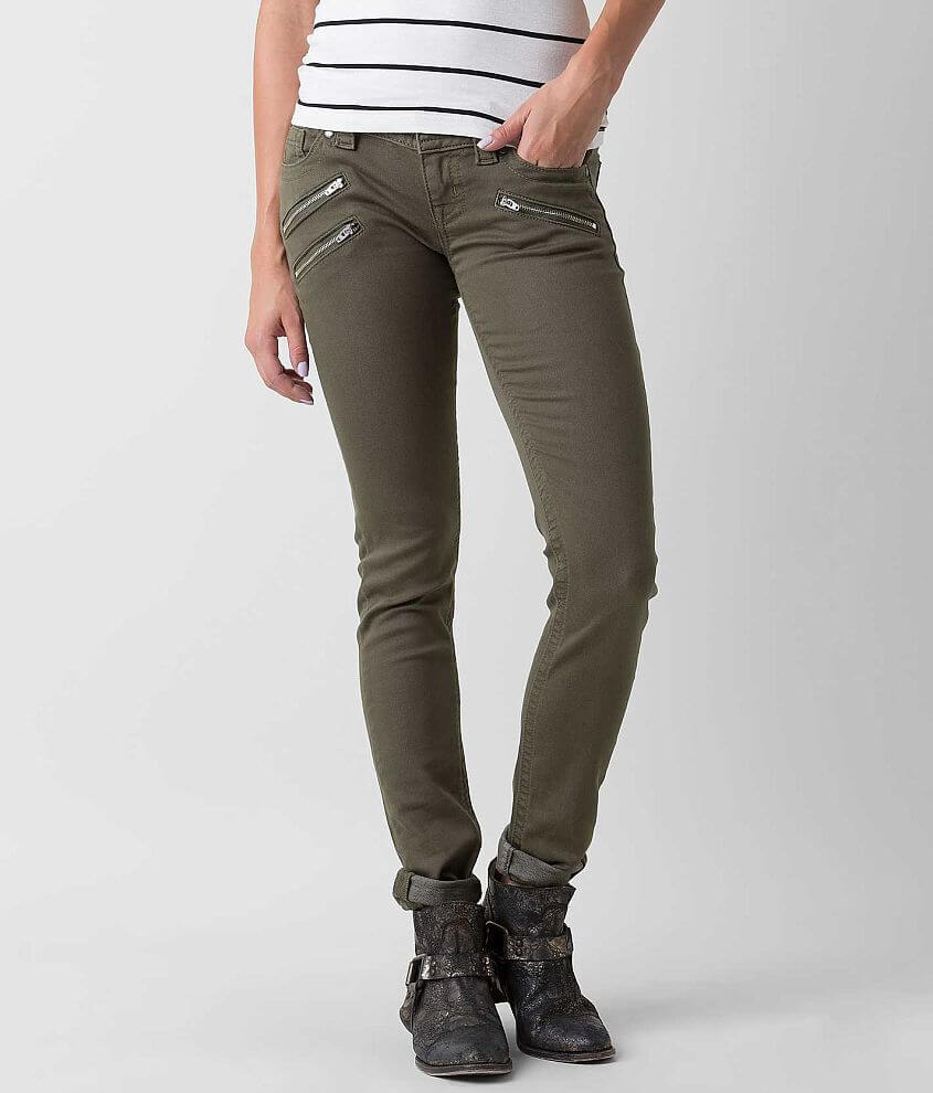 Miss Me Skinny Stretch Pant - Women's Pants in Army Green | Buckle