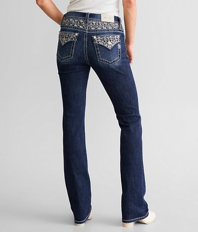Miss Me Curvy Tailored Boot Stretch Jean back view