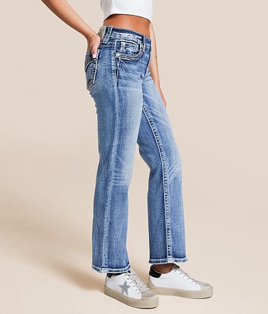 Miss Me Universal Cropped Straight Stretch Jean full right side view