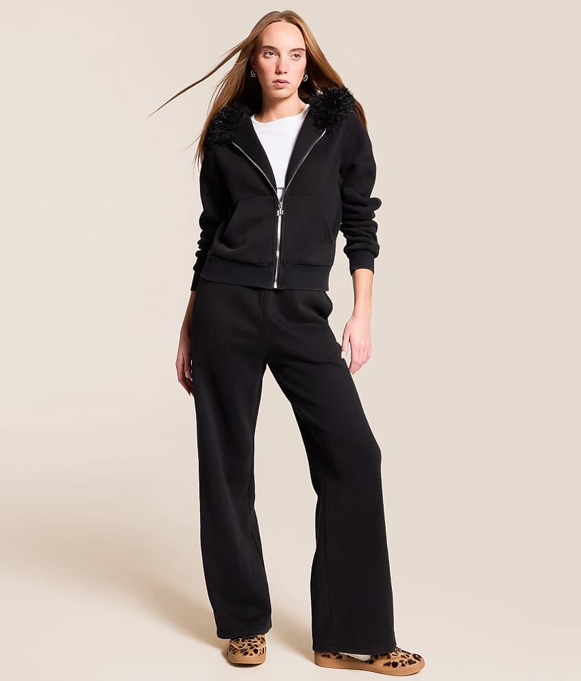 Glitz Faux Fur Hoodie