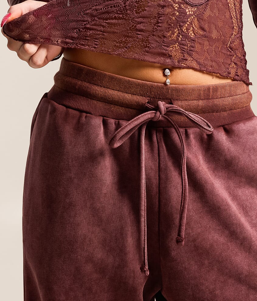 Rhinestone Washed Sweatpant - thumbnail 6
