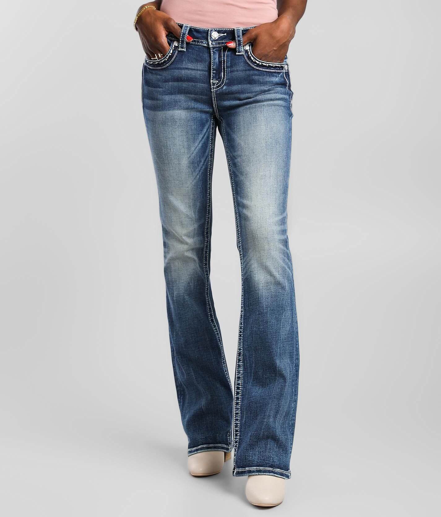 Miss Me Mid-Rise Boot Stretch Jean - Women's Jeans in K1078 | Buckle