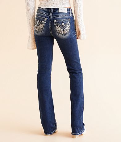 Miss Me Mid-Rise Boot Stretch Jean - Women's Jeans in K1462 | Buckle