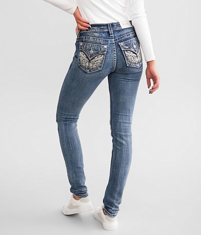 Miss Me Mid-Rise Skinny Stretch Jean front view