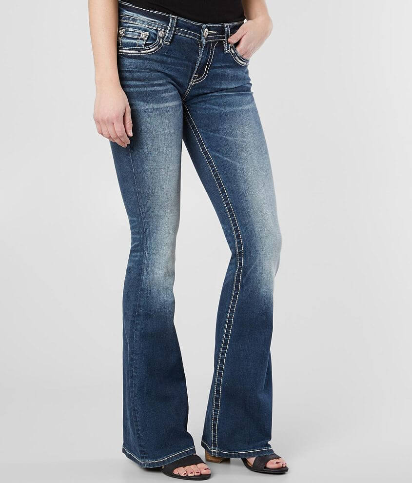 Miss Me Standard Flare Stretch Jean front view