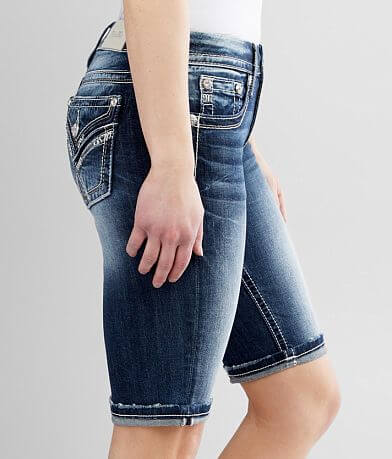 Miss Me Mid-Rise Bermuda Stretch Cuffed Short FULL_RIGHT_SIDE