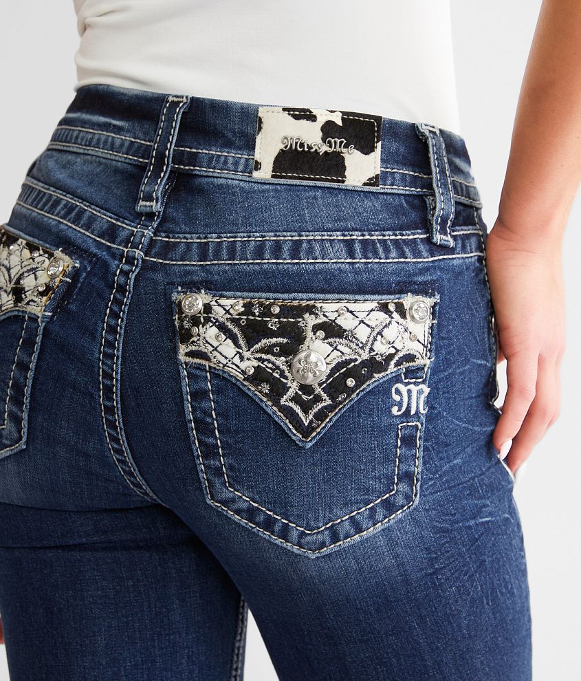 Mid-Rise Straight Stretch Jean