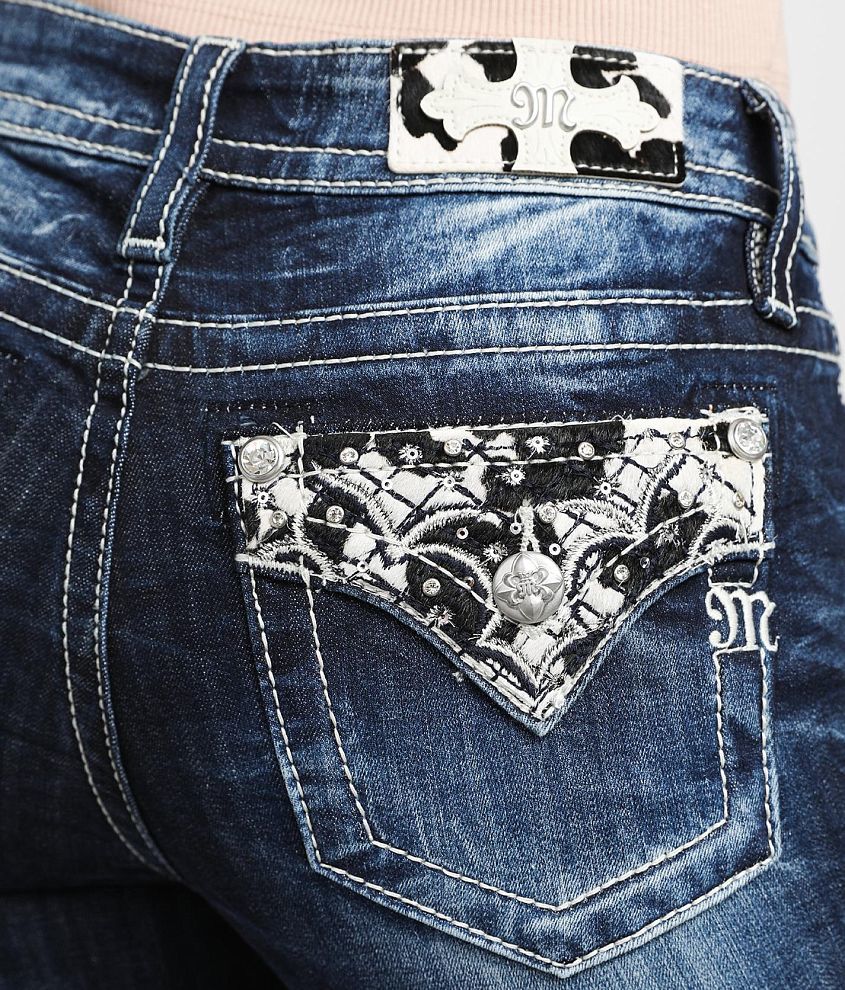 Mid-Rise Tailored Boot Stretch Jean