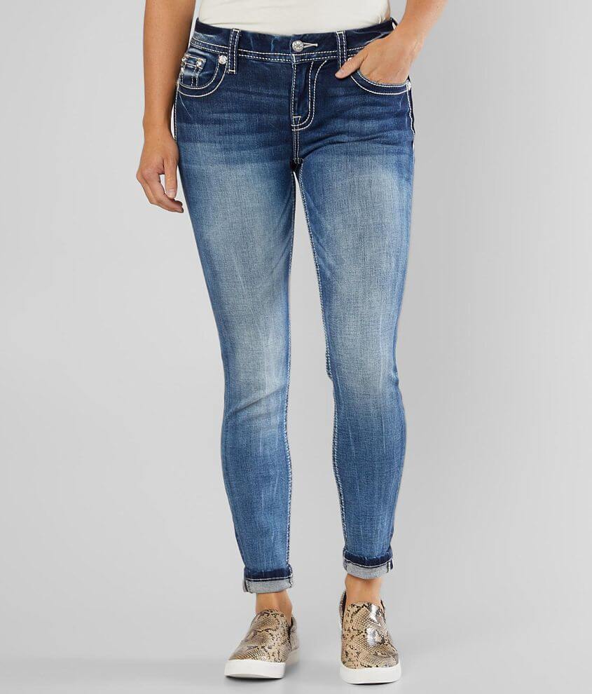 Miss Me Mid-Rise Easy Ankle Skinny Stretch Jean front view