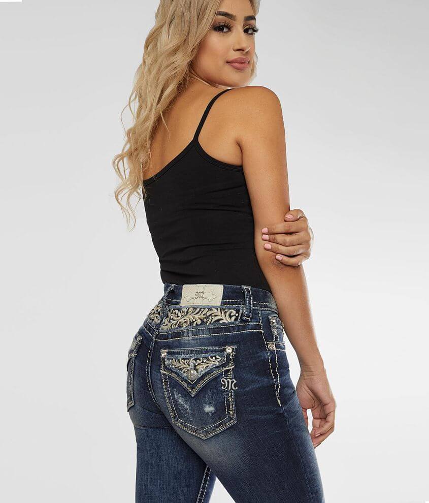 Miss Me Curvy Mid-Rise Boot Stretch Jean front view