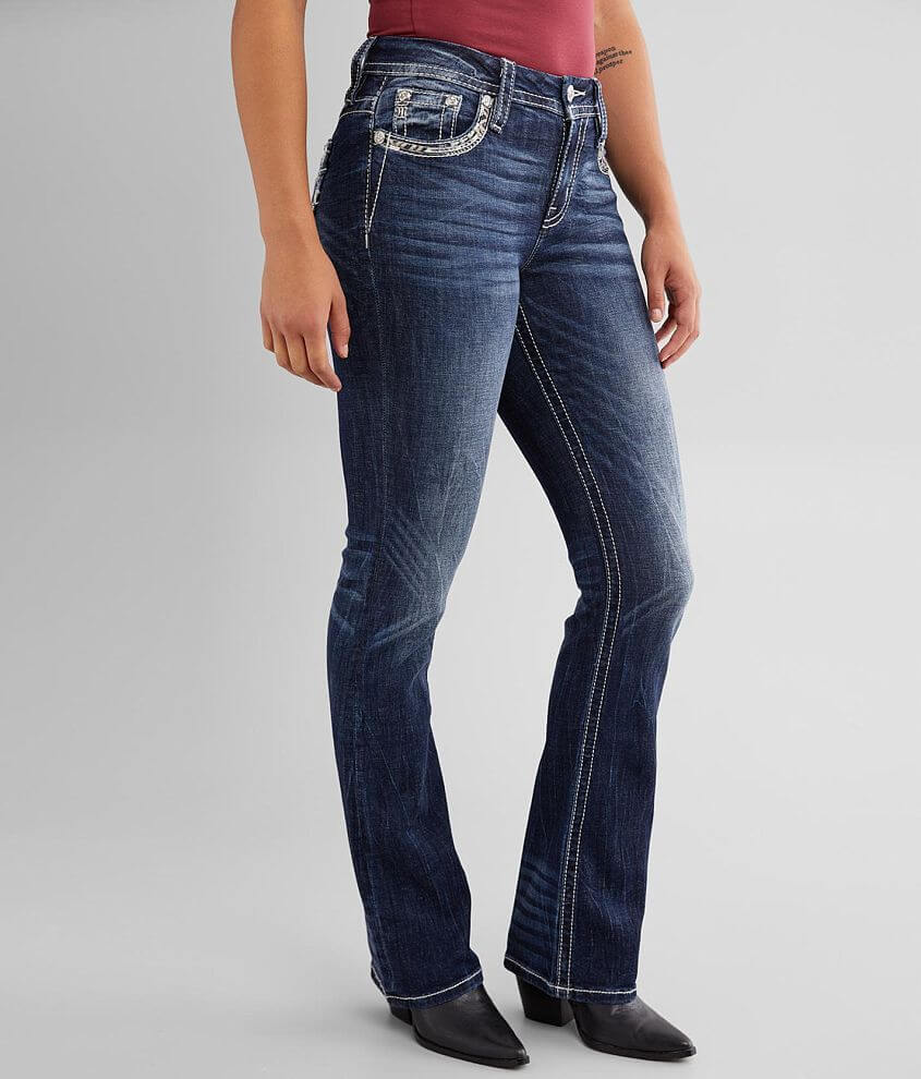 Miss Me Curvy Boot Stretch Jean front view