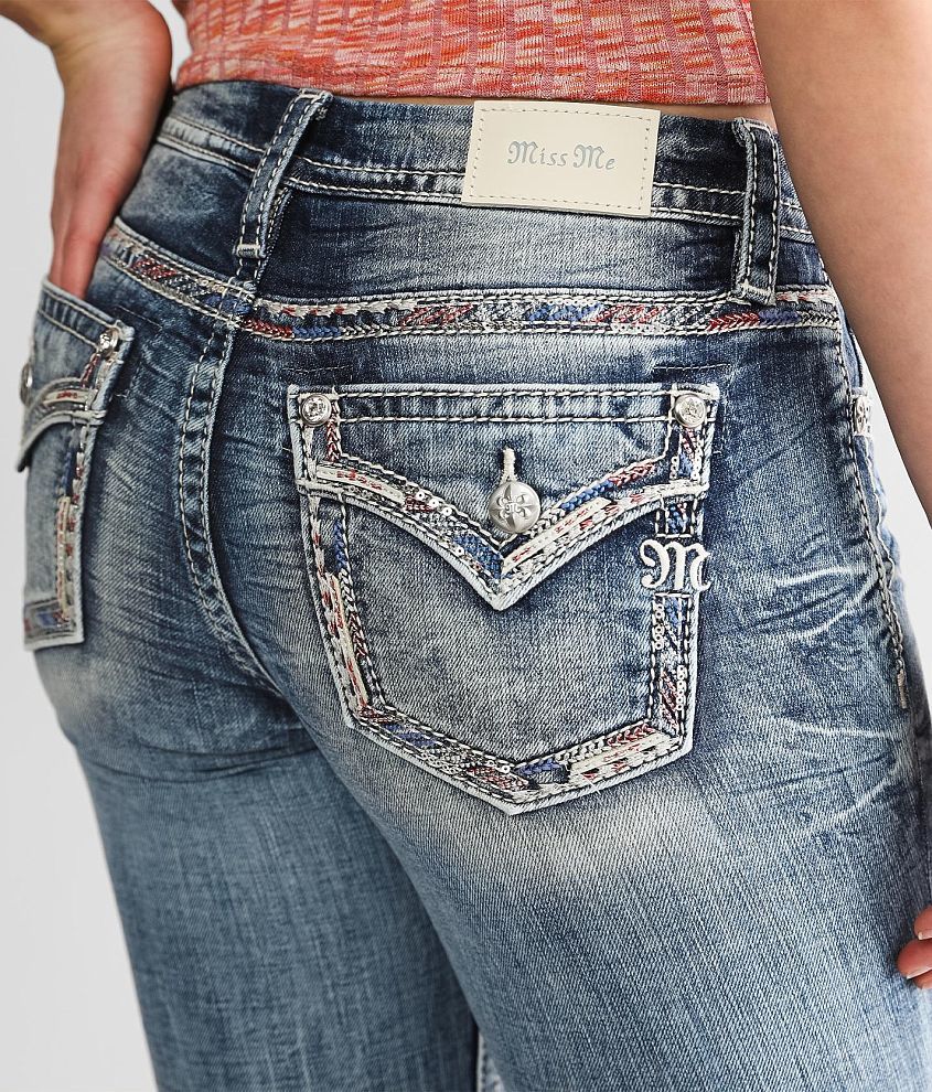 Curvy Mid-Rise Cuffed Stretch Capri Jean - thumbnail 5