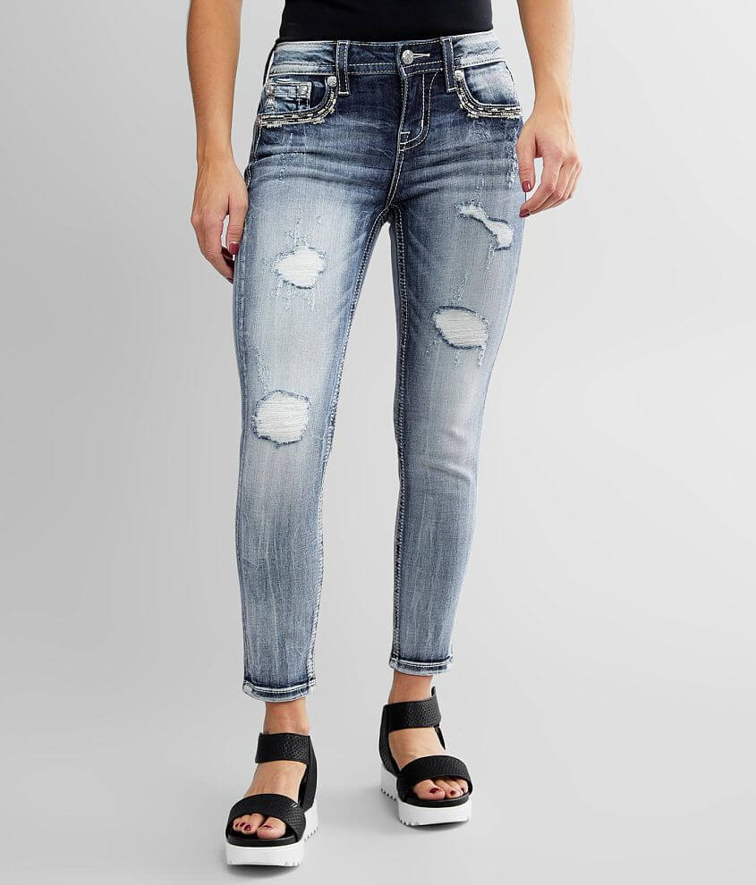 Miss Me Mid-Rise Ankle Skinny Stretch Jean front view