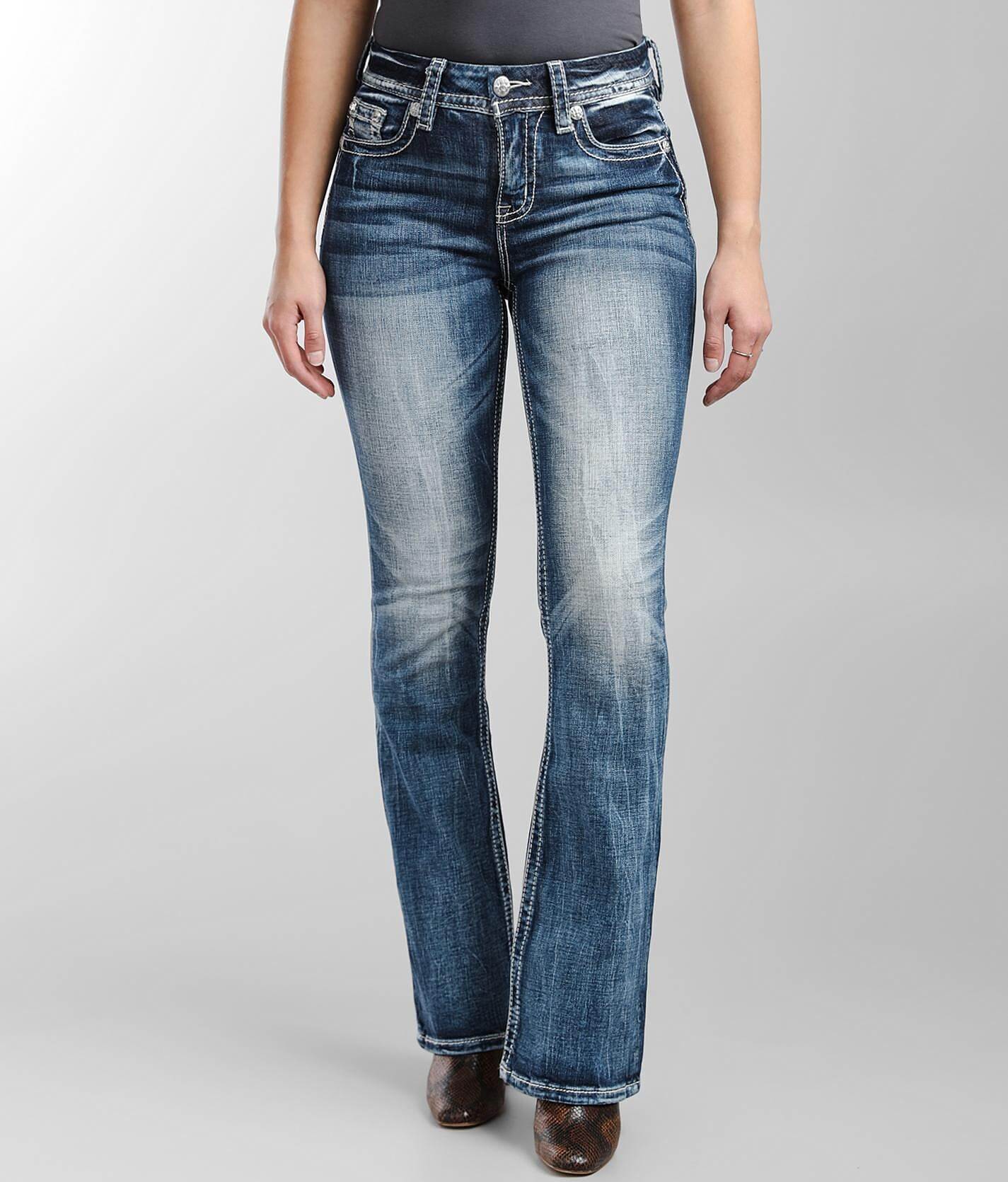 buckle bootcut jeans womens