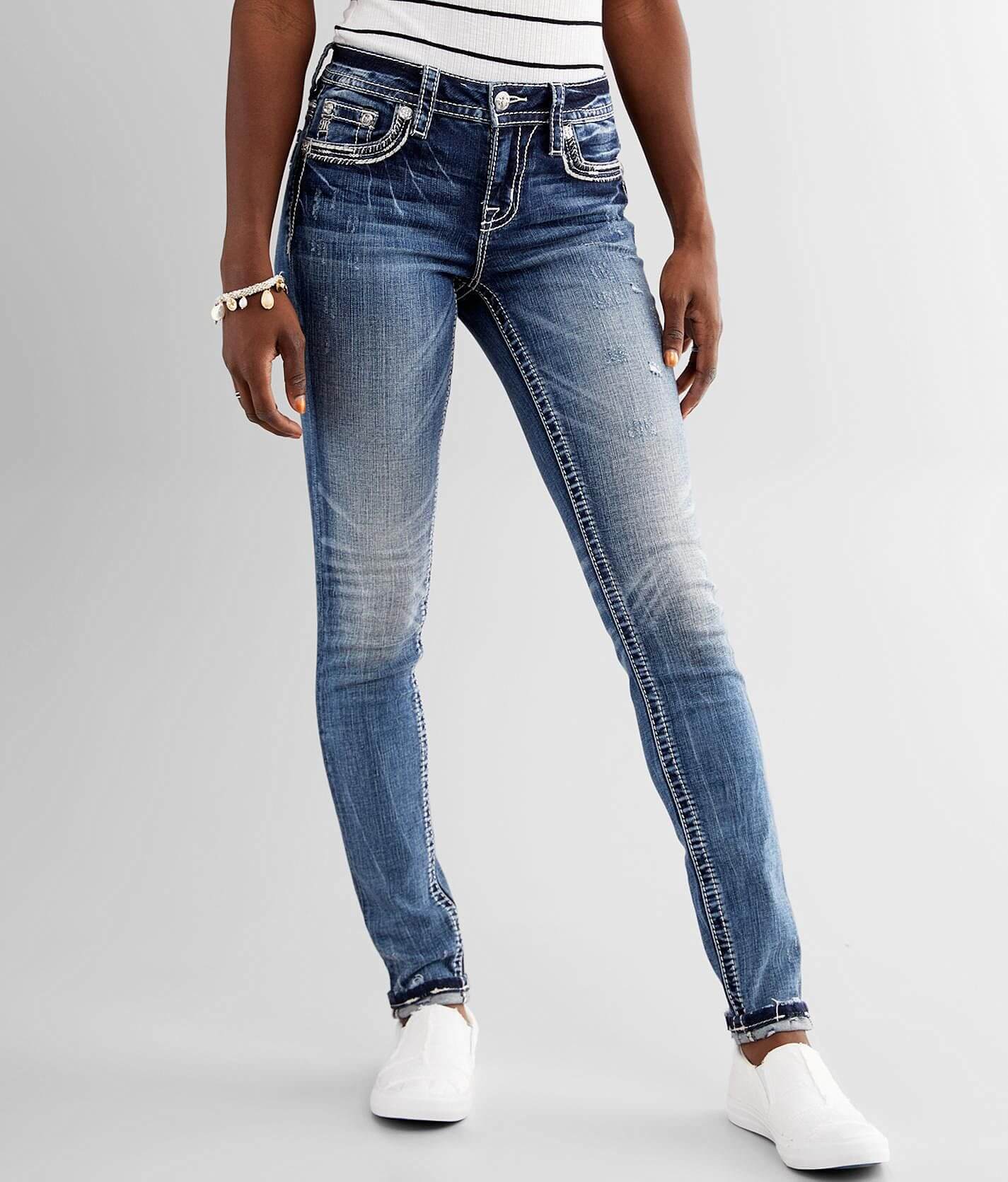 Miss me sale cuffed skinny jeans