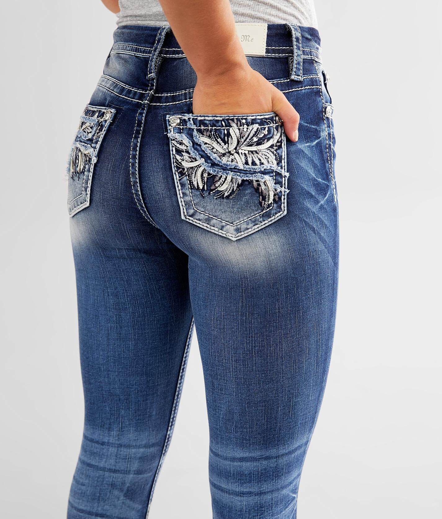 buckle ladies jeans