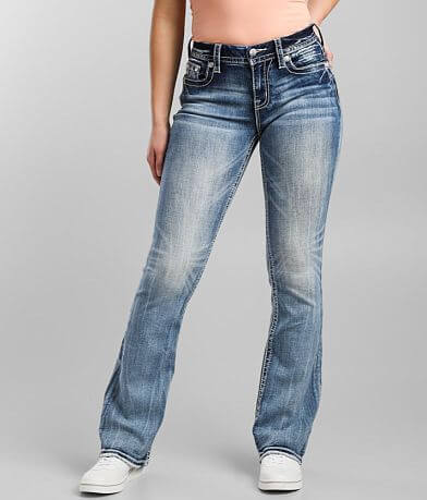 Miss Me Curvy Boot Stretch Jean full left side view