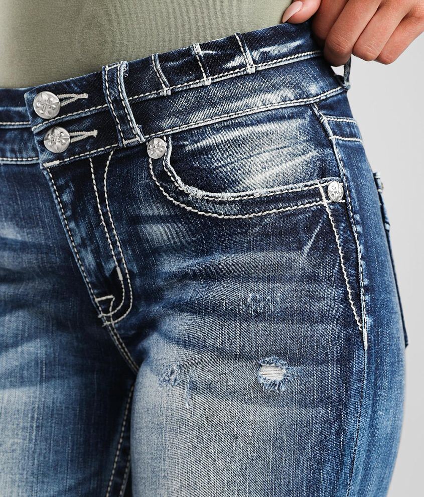 Curvy Skinny Stretch Cuffed Jean
