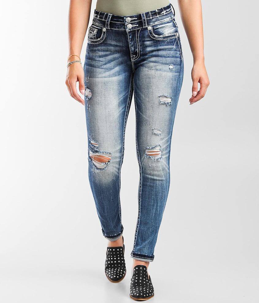 Curvy Skinny Stretch Cuffed Jean