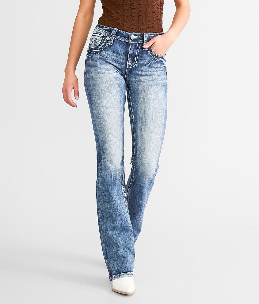 Mid-Rise Boot Stretch Jean - thumbnail 2