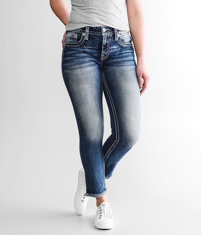 Miss Me Curvy Ankle Skinny Stretch Jean front view