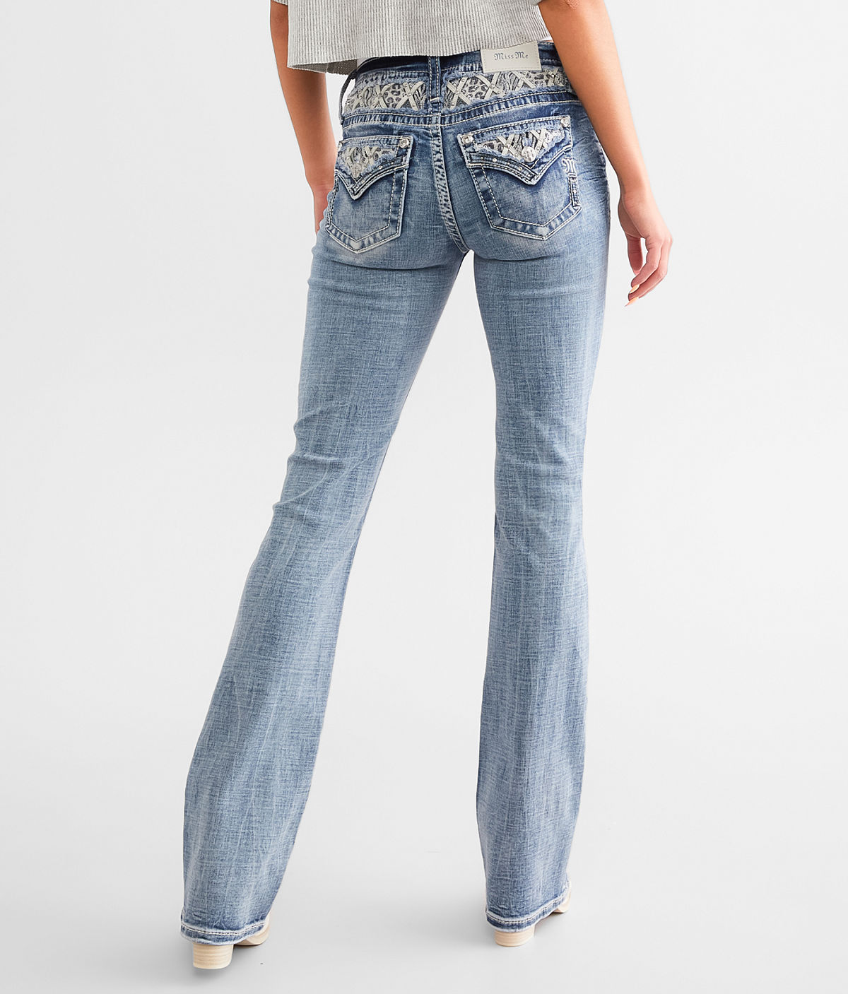 Miss Me Mid-Rise Boot Stretch Jean — L268 by Buckle
