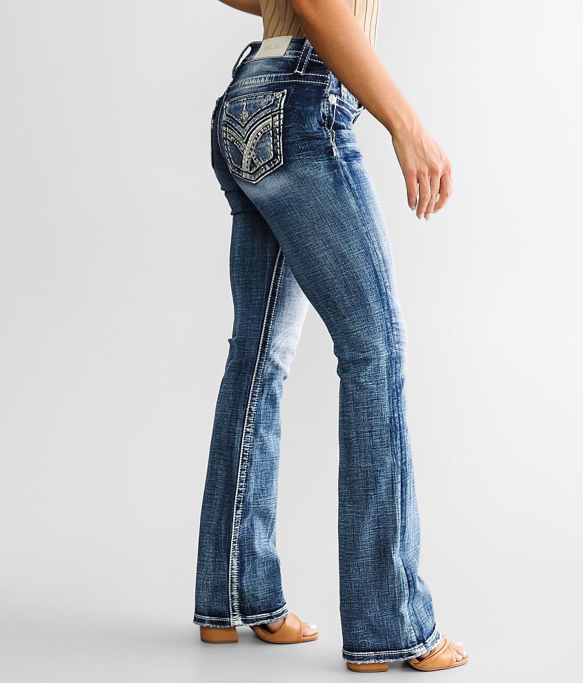 Miss Me Mid-Rise Tailored Boot Stretch Jean