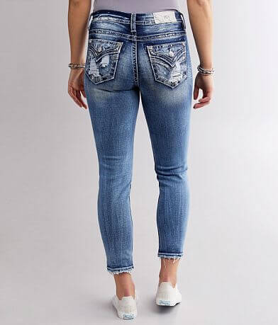 Miss Me Curvy Ankle Skinny Stretch Jean back view