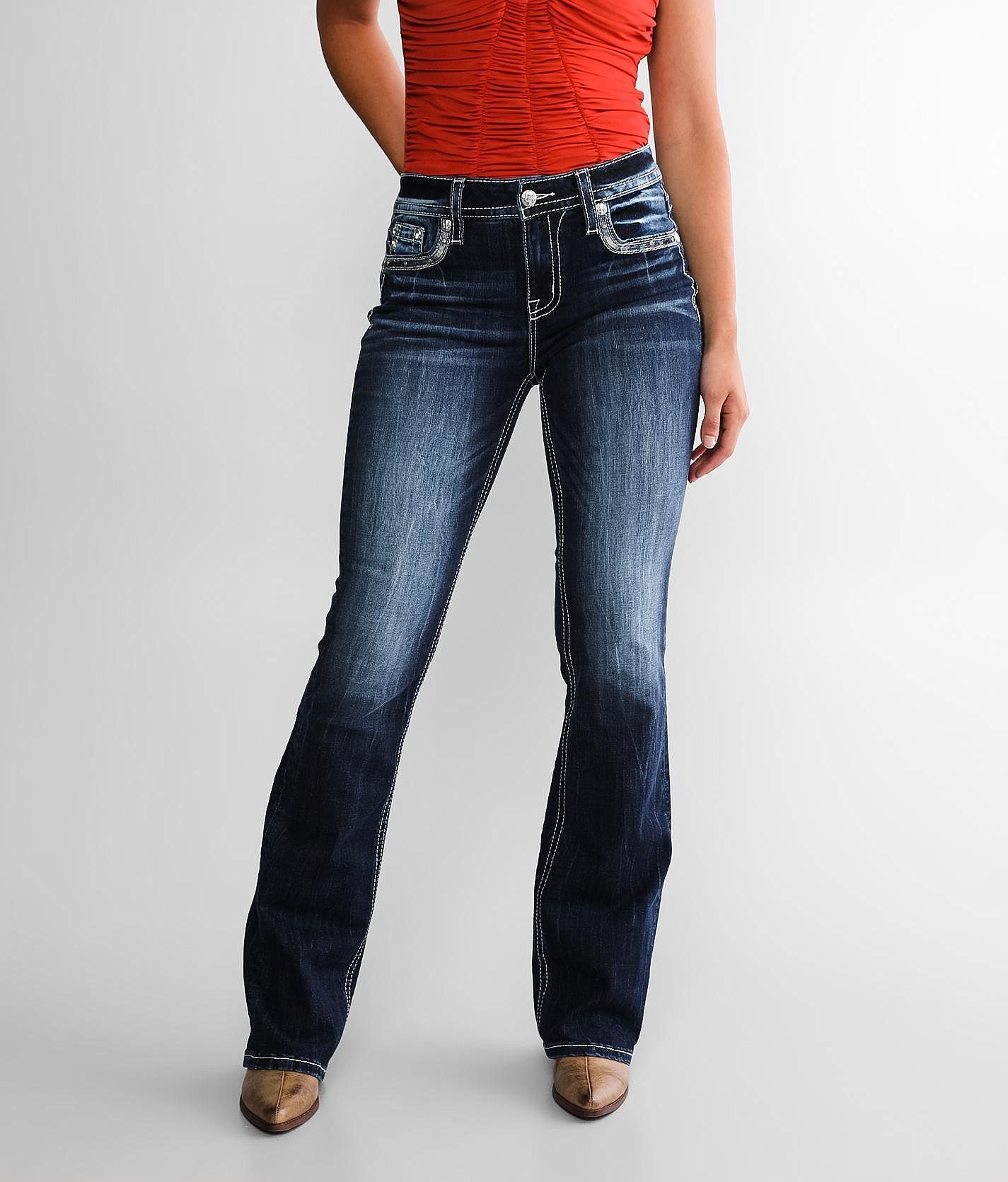 Miss Me Low Rise Boot Stretch Jean - Women's Jeans in M383