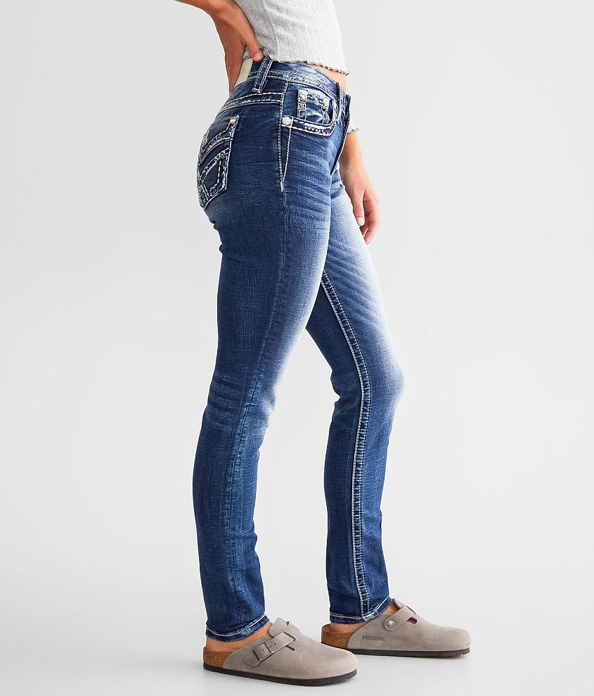 Elvis Curvy High Rise Ankle Skinny Jeans - Medium