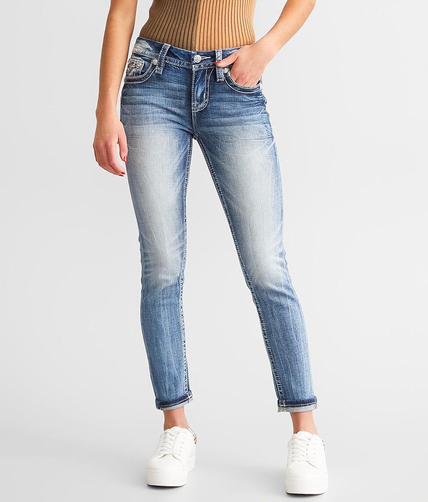 Miss Me Mid-Rise Ankle Skinny Stretch Jean front view