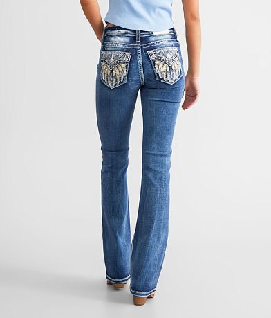 Miss Me Mid-Rise Boot Stretch Jean BACK