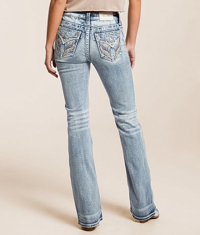 Miss Me Mid-Rise Boot Stretch Jean back view