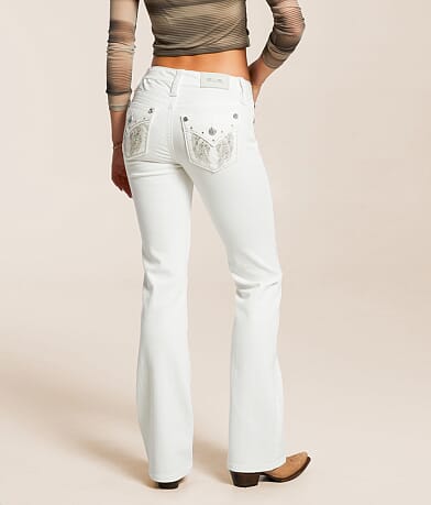 Miss Me Mid-Rise Boot Stretch Jean back view