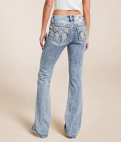Miss Me Mid-Rise Boot Stretch Jean back view