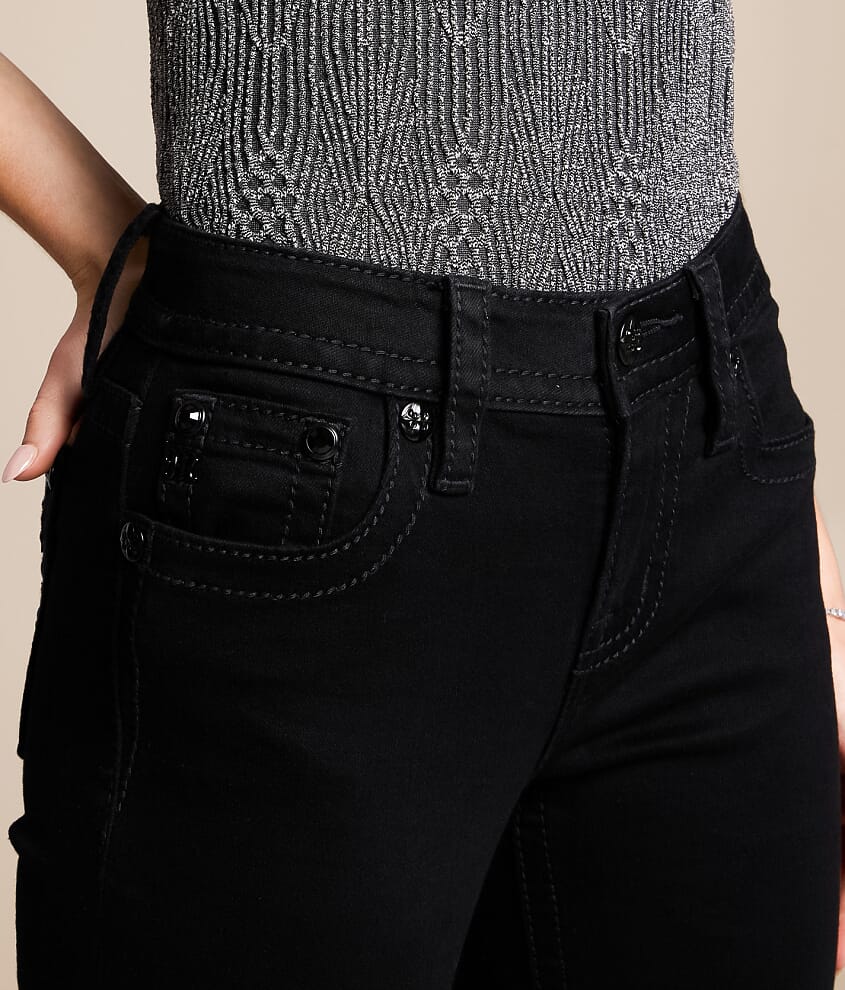 Mid-Rise Capri Stretch Cuffed Jean