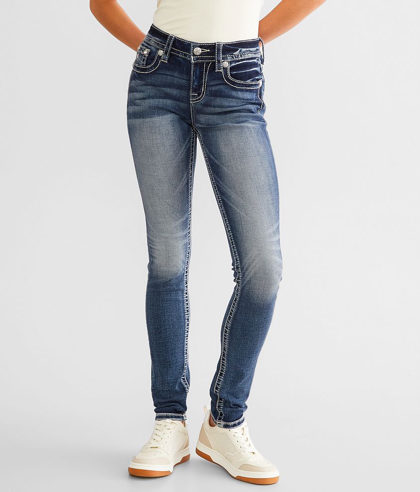 Mid-Rise Skinny Stretch Jean