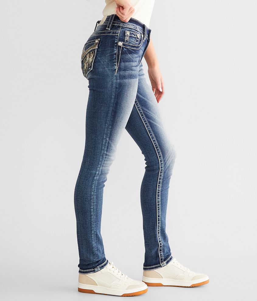 Mid-Rise Skinny Stretch Jean