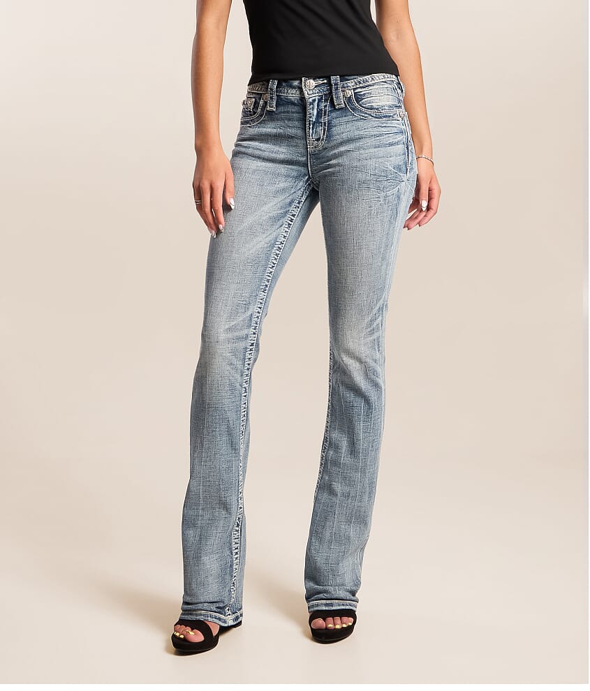 Mid-Rise Tailored Boot Stretch Jean - thumbnail 2