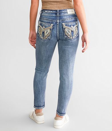 Miss Me Curvy Ankle Skinny Stretch Jean front view