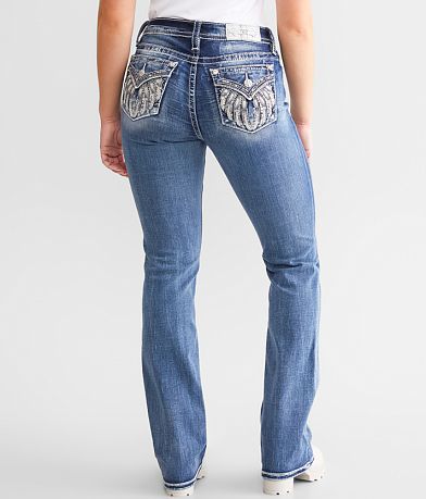 Miss Me Curvy Boot Stretch Jean back view