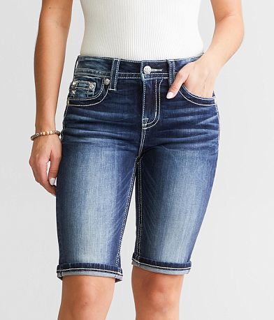 Miss Me Curvy Bermuda Stretch Short FULL_LEFT_SIDE